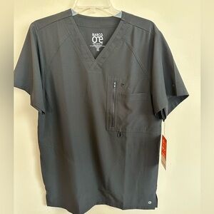 Barco One Scrub Top in Black